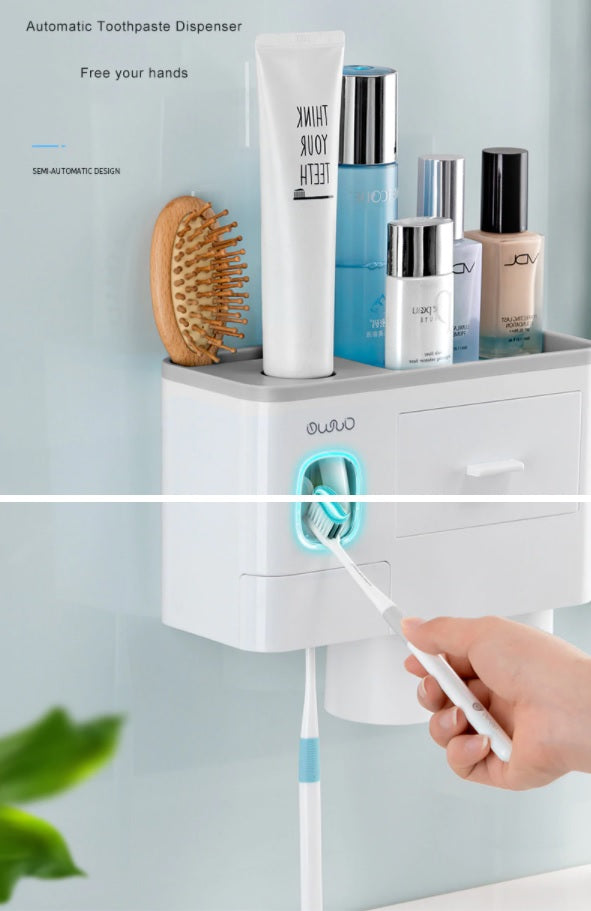 Dispensador Automático de pasta dental con Multifunciones.