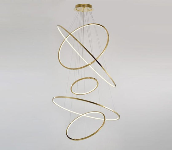 Falling Rings Chandelier