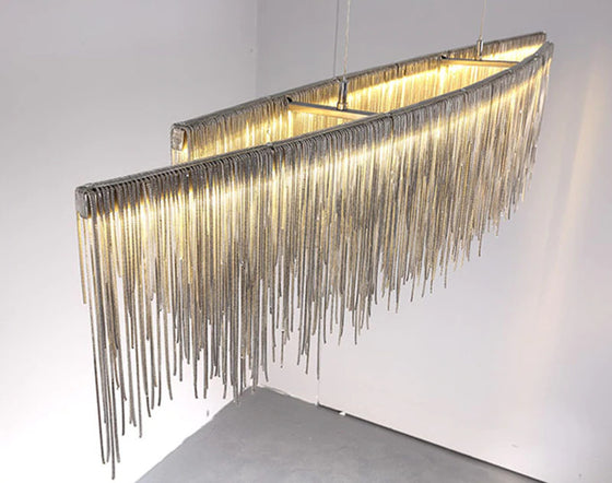 Pendelleuchte mit Glasschirm