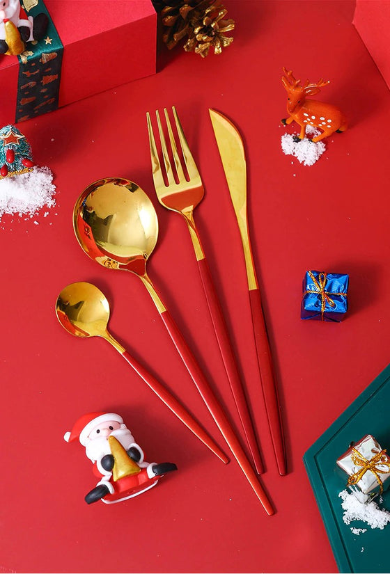Set cubiertos 24 pzs