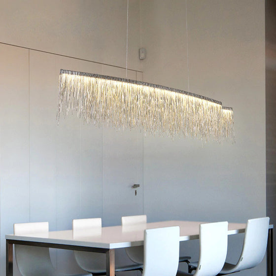 Pendelleuchte mit Glasschirm