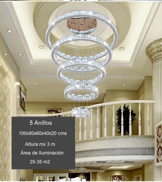 Diamond Ring Chandelier