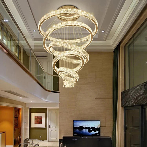 Diamond Ring Chandelier