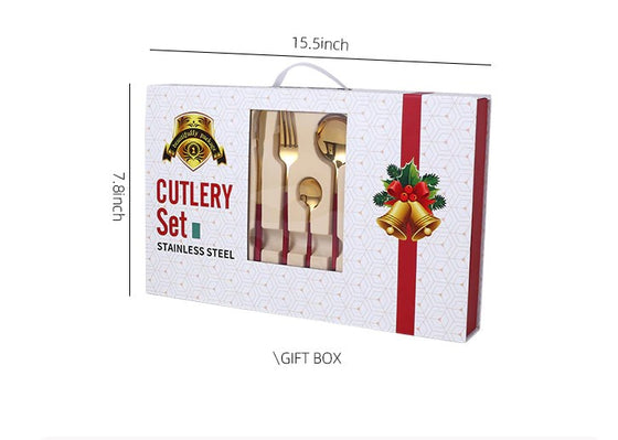 Set cubiertos 24 pzs