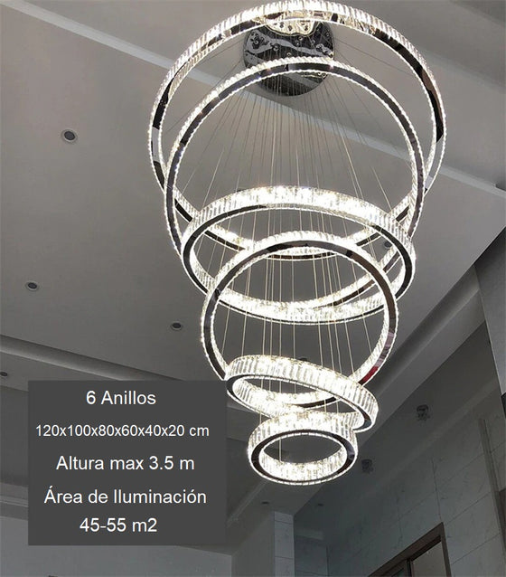 Diamond Ring Chandelier