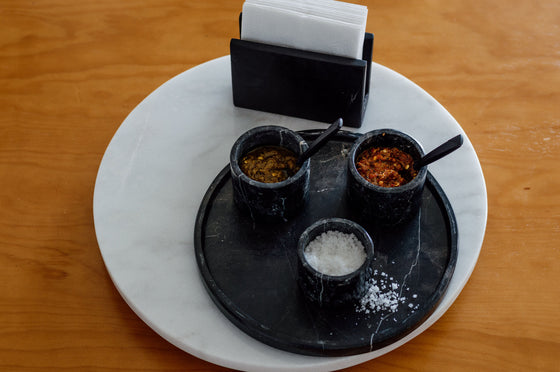 Marble Rotating Tray