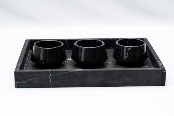Set Vasos Mezcaleros de Mármol