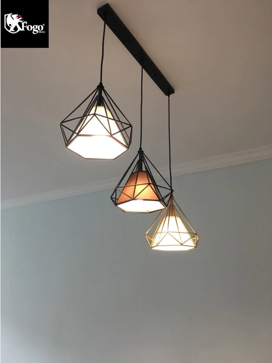 Städtische geometrische Pendelleuchte