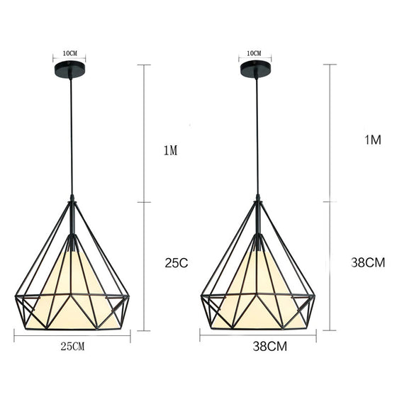 Städtische geometrische Pendelleuchte