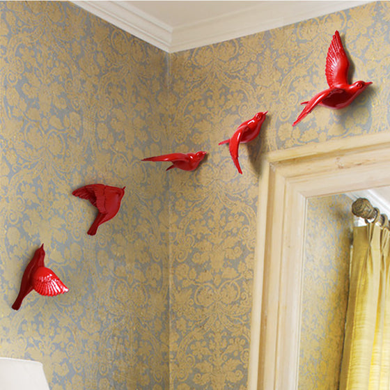 3D Birds Aufkleber