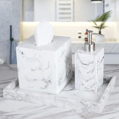 Marble Style Bathroom Kit