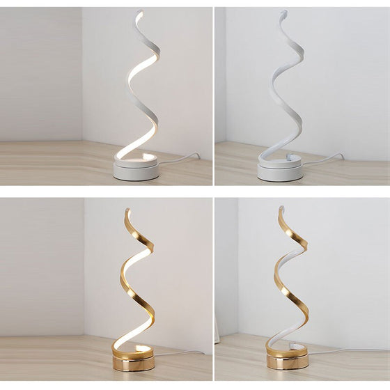 Spirale Tischlampe