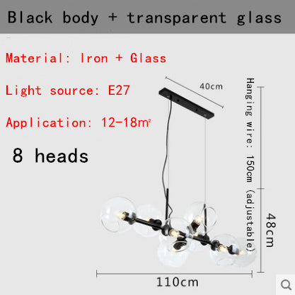 Industrial Pearl Pendant Lamp
