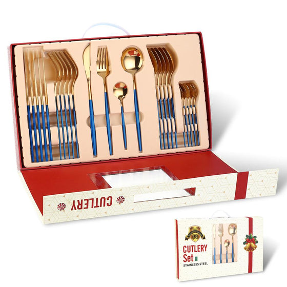 Set cubiertos 24 pzs