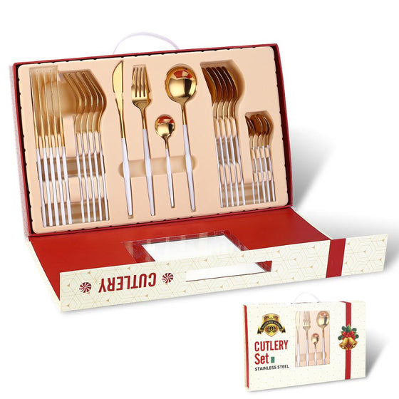 Set cubiertos 24 pzs
