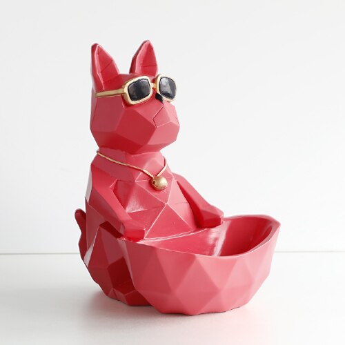 Cat or Dog Figure with tray
