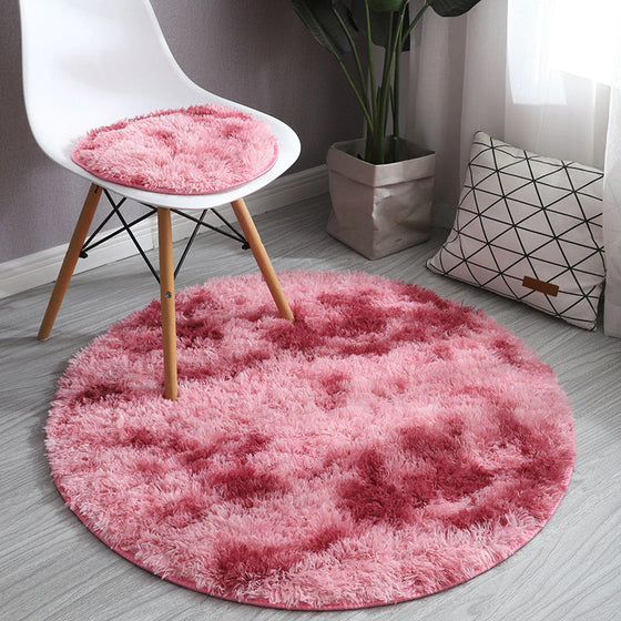 Alfombra de Felpa Circular