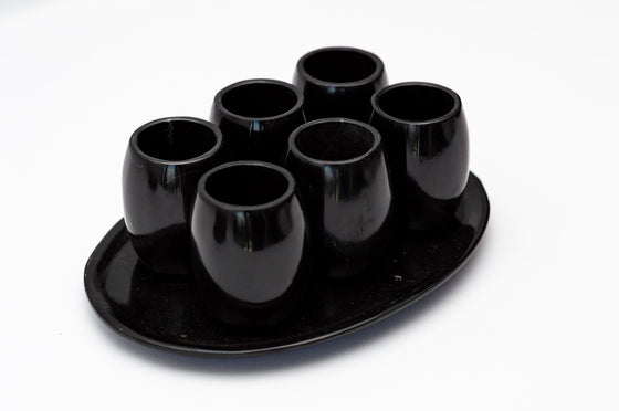 Set Vasos Tequileros de Mármol