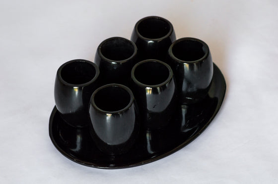 Set Vasos Tequileros de Mármol