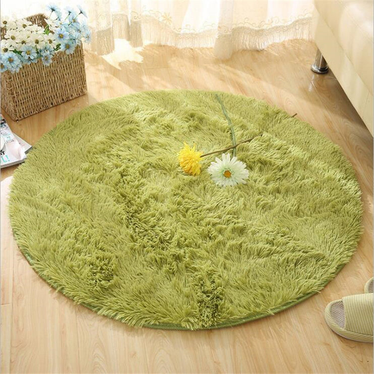 Alfombra de Felpa Circular.