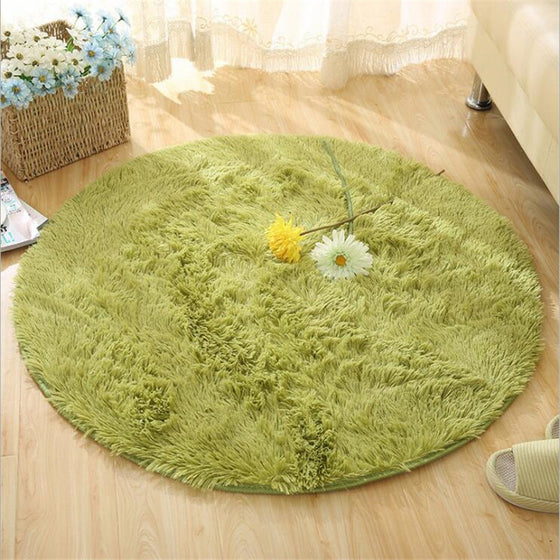Alfombra de Felpa Circular