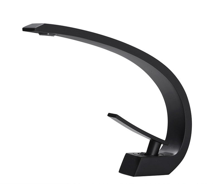 Grifo Antares - grifo de diseño para baño o cocina acabado negro mate | Casa Fogo México