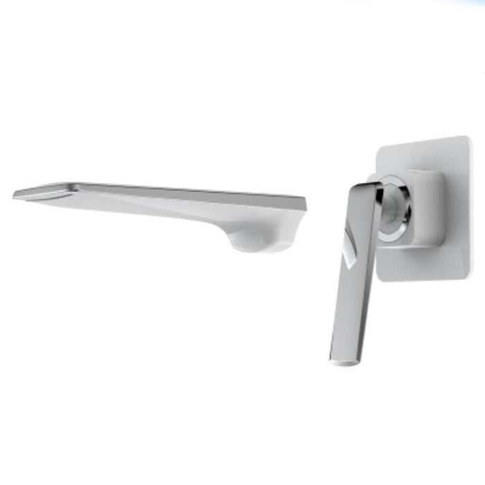 Grifo Cartago - grifo de diseño para baño o cocina acabado cromo y blanco | Casa Fogo México