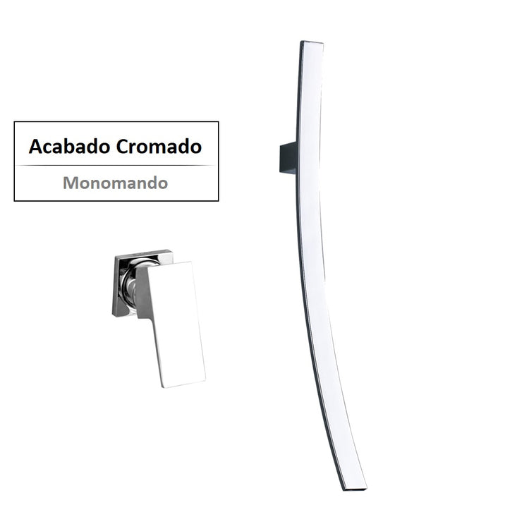 Grifo Luxemburgo - grifo de diseño para baño o cocina acabado cromo monomando | Casa Fogo México